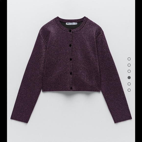 Zara sparkling knit top & jacket - Picture 3 of 4